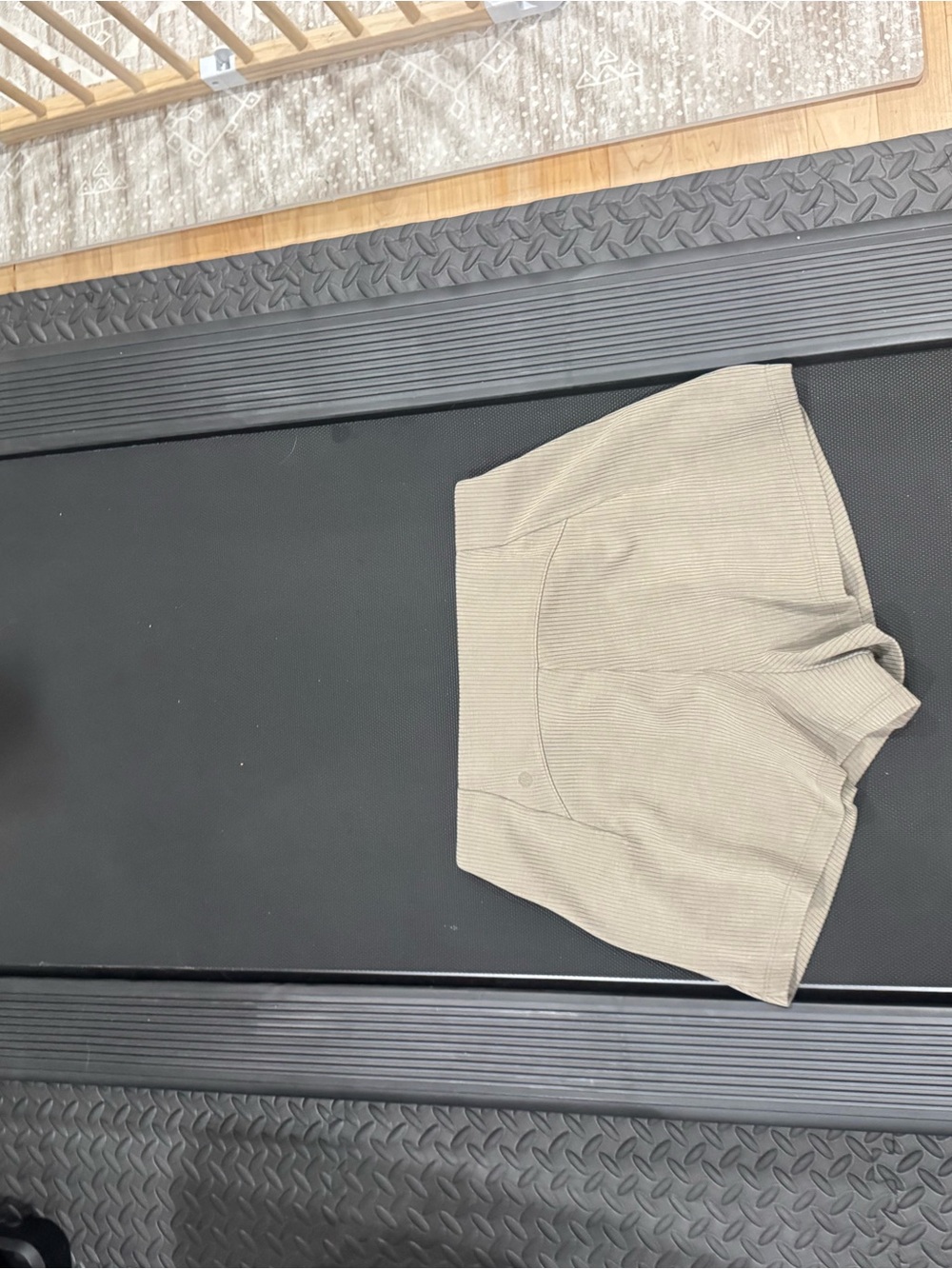 lululemon athletica Ribbed High-Waist Lounge Shorts - Taupe - Picture 8 of 8